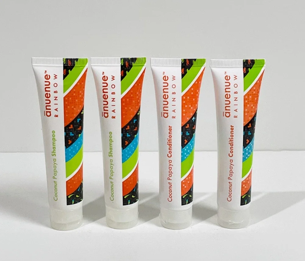 Anuenue Rainbow Coconut Papaya Shampoo and Conditioner 1.25 fl oz Lot of 4